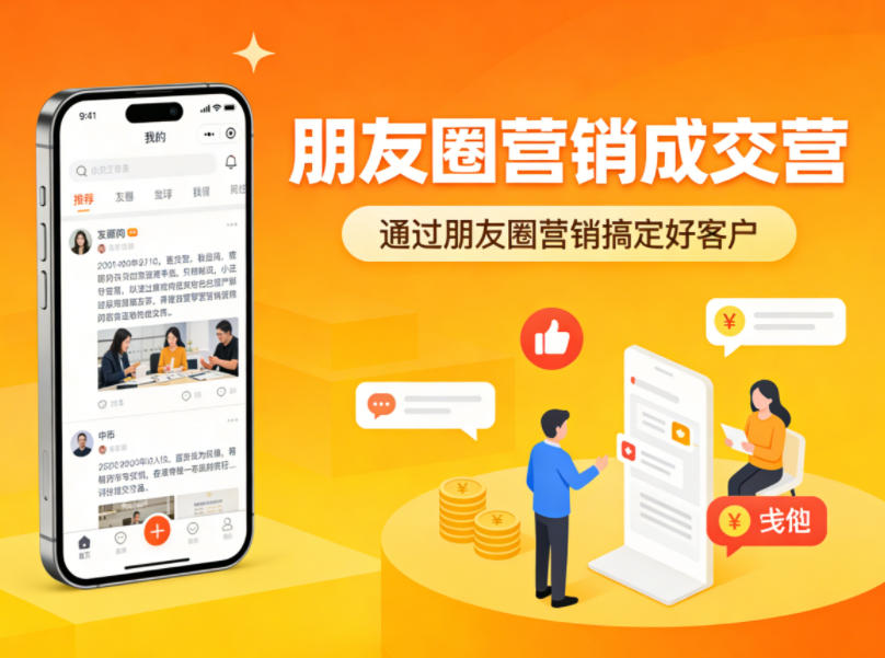 朋友圈营销成交营，通过朋友圈营销来搞定好客户-小明副业导航站