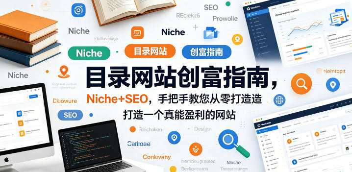 目录网站创富指南，Niche+SEO，手把手教您从零打造打造一个真能盈利的网站【原创双语字幕】-小明副业导航站