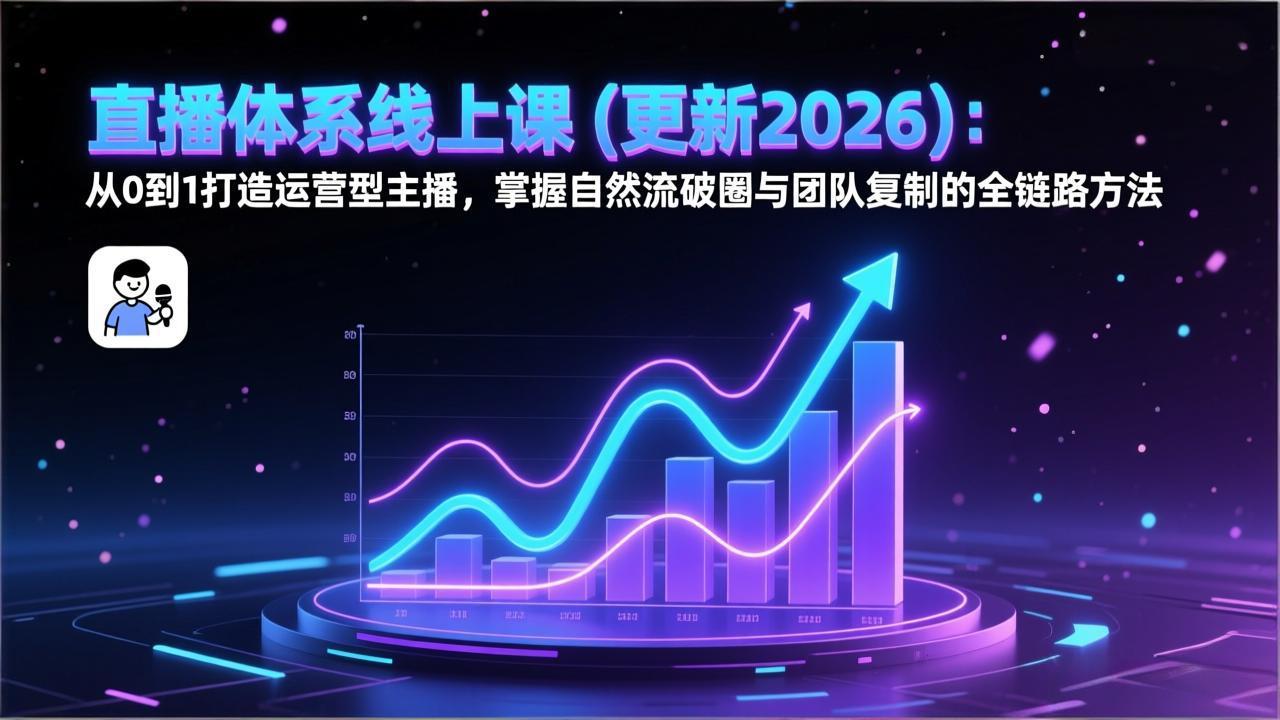 直播体系线上课(更新2月-小明副业导航站