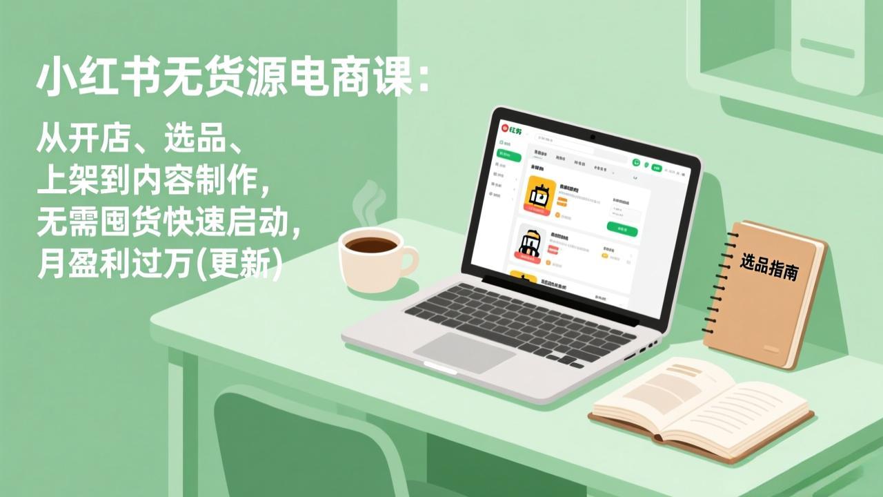 小红书无货源电商课(5月12更新-小明副业导航站