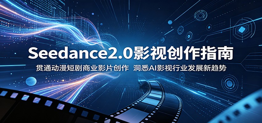 Seedance2.0影视创作指南：贯通动漫短剧商业影片创作，洞悉AI影视行业发展新趋势-小明副业导航站