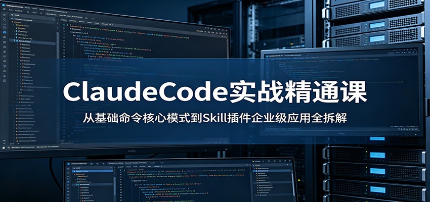 ClaudeCode实战精通课:从基础命令核心模式到Skill插件企业级应用全拆解-小明副业导航站