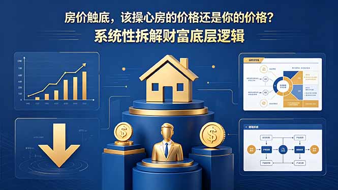 付费文章:房价触底,该操心房的价格还是你的价格?系统性拆解财富底层逻辑-小明副业导航站