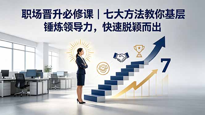 付费文章:职场晋升必修课|七大方法教你基层锤炼领导力,快速脱颖而出-小明副业导航站